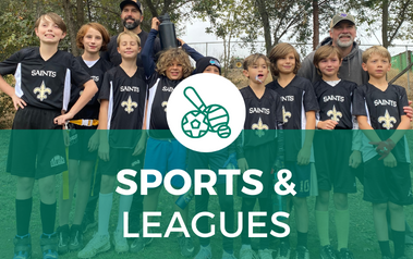 Sports and Leagues - image of flag football team posing for camera