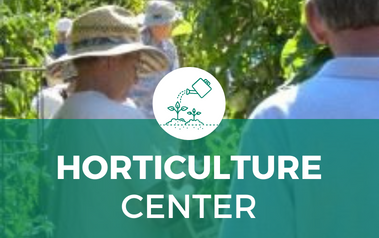 Horticulture Center - image of people standing in garden