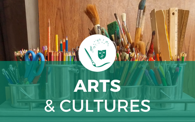 Arts and Cultures - image of art supplies