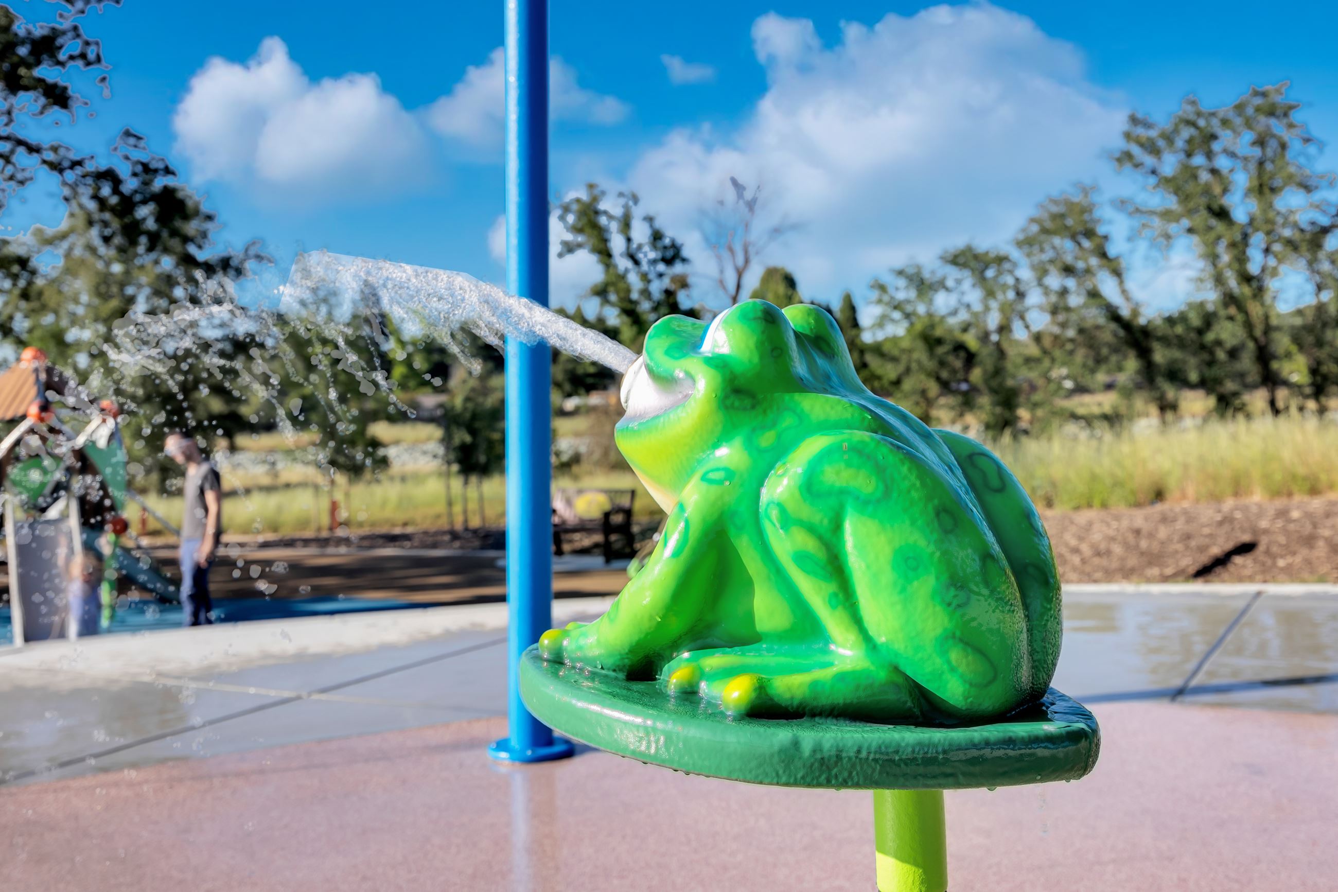 Gum Ranch Park - photo of splash pad features